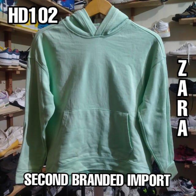 HOODIE WANITA HIJAU TOSCA SECOND BRANDED