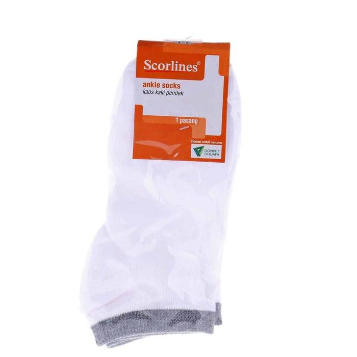Scorlines Ankle Socks Kaos Kaki Pendek