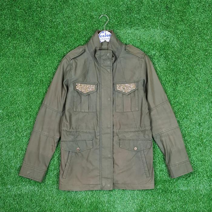 jaket parka GUESS LA JEANS wanita cewek casual kesual second preloved