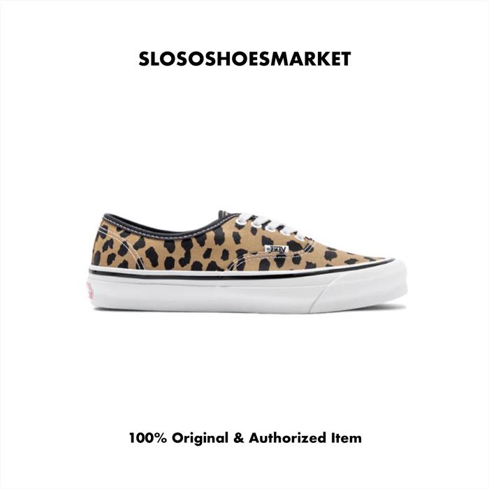 Vans Vault OG Authentic LX x Wacko Maria Leopard Brown - 100% Original