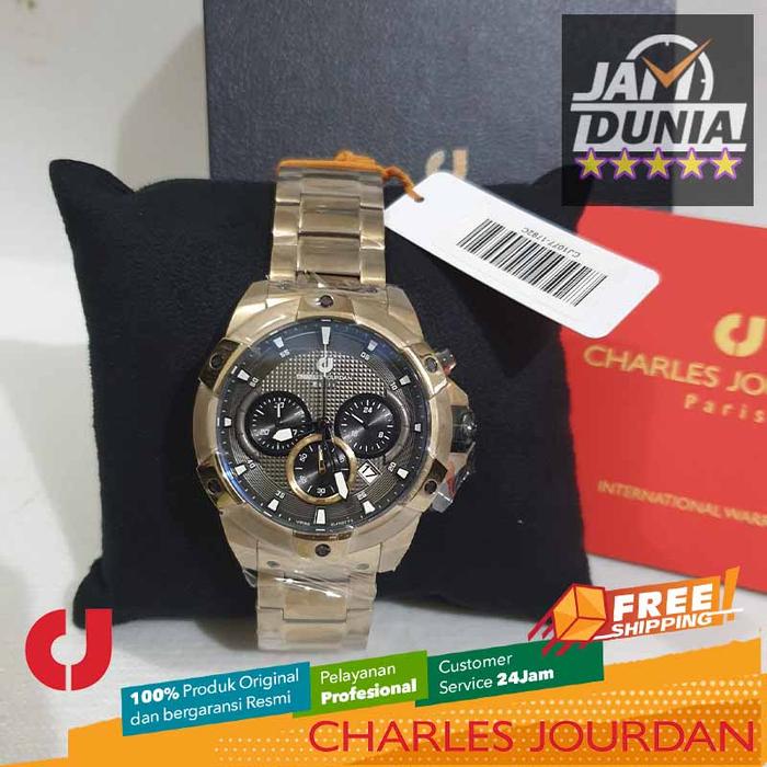 JAM TANGAN CHARLES JOURDAN ORIGINAL CJ1077 1792C JAM TANGAN PRIA LA