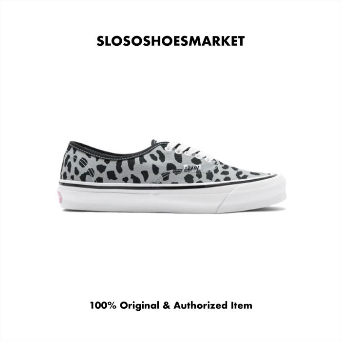 Vans Vault OG Authentic LX x Wacko Maria Leopard Grey - 100% Original