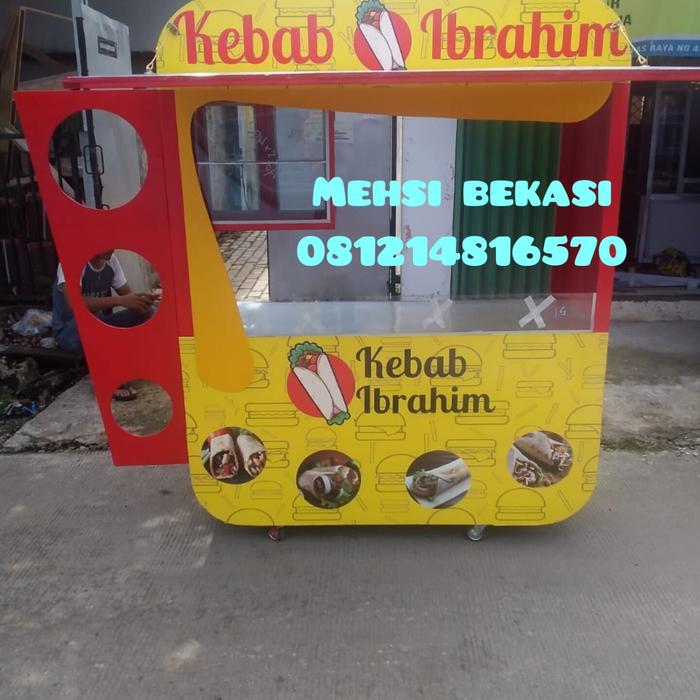 Gerobak/ Booth kebab, burger , roti panggang