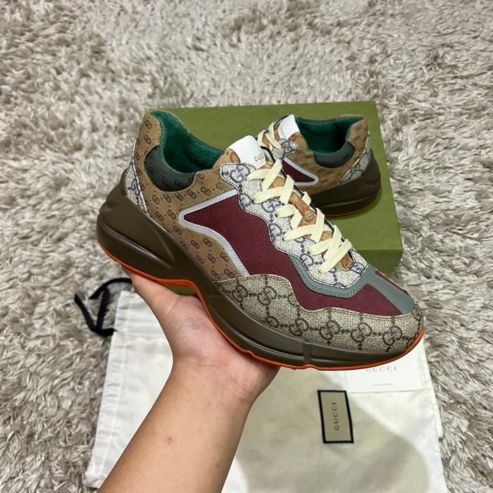 Gucci Rhyton Sneakers Logo Authentic Original Sneakers 100%