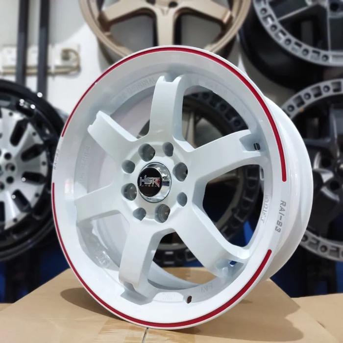 Velg pelek mobil R16 HSR velg mobil model TE37 WARNA PUTIH