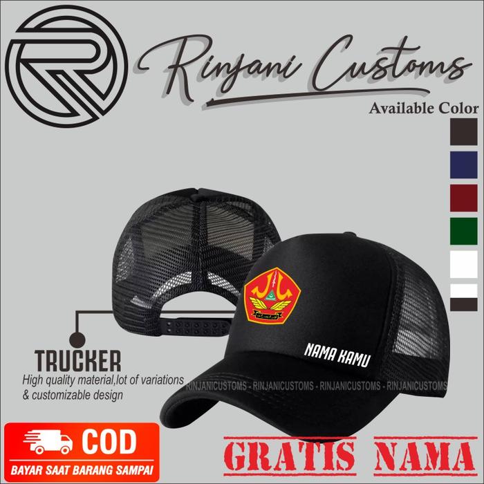 TOPI JARING BANSER GRATIS NAMA DAN MASKER - BARISAN ANSOR SERBAGUNA