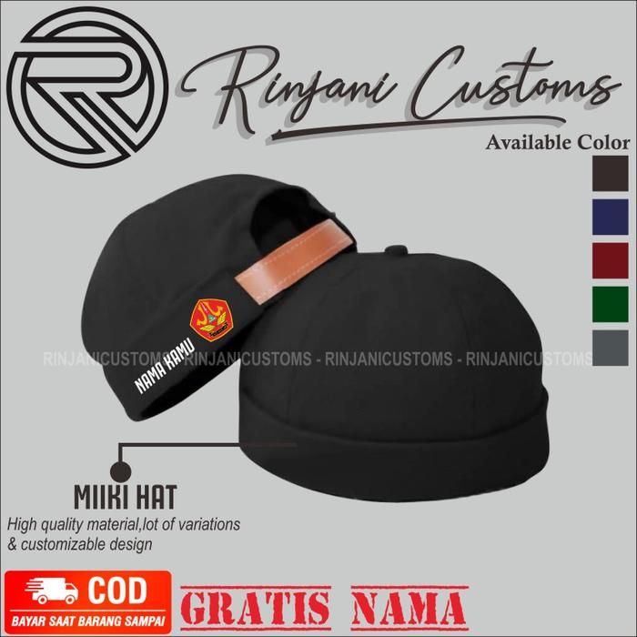 TOPI MIKI BANSER GRATIS NAMA DAN MASKER - BARISAN ANSOR SERBAGUNA