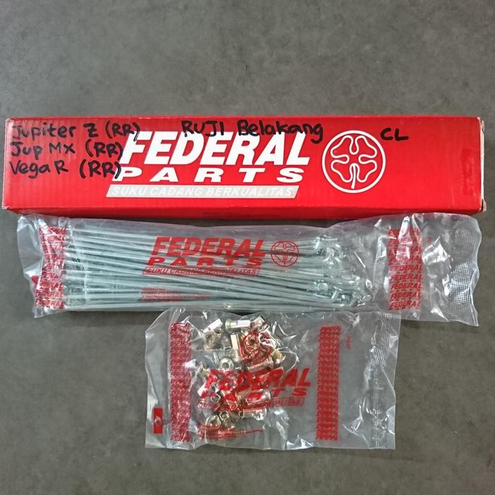 Ruji Jari Jari Velg 10x154 Roda Belakang Jupiter Z, Vega R FEDERAL