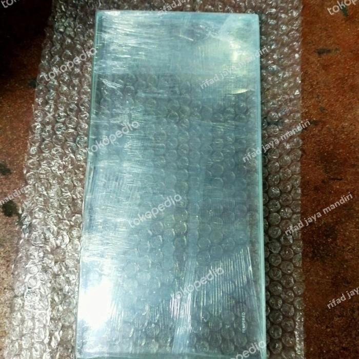 Kaca Tempered glass ukuran 157.5cm x 38.5cm tebal 5mm