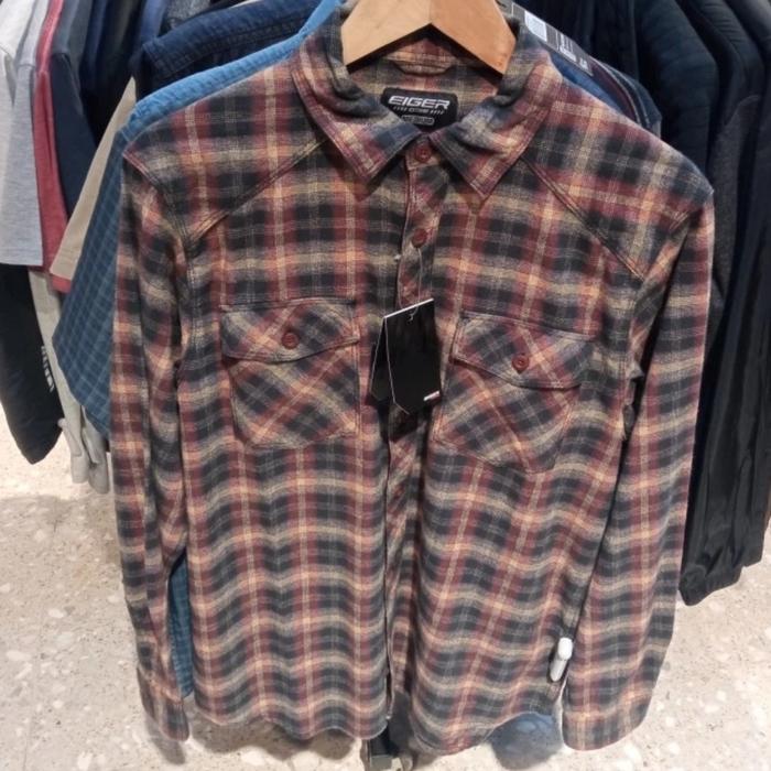kemeja flanel eiger X-NOTTOWAY