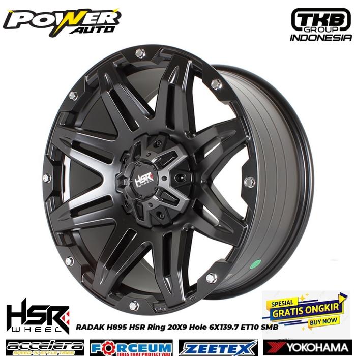 velg mobil ford ranger ring 20 semi offroad pelek hsr radak lebar 9 mb