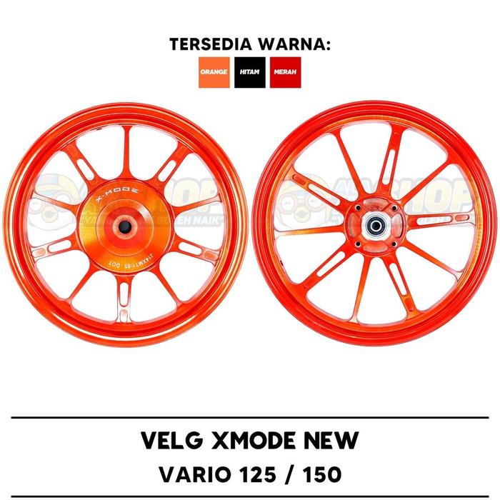 Baru Velg XMODE New Model Vario 125 / 150 X-MODE Aluminium CNC