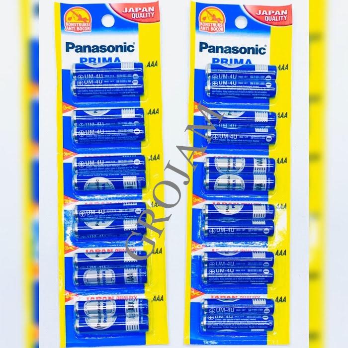 Baterai Panasonic AAA Panasonic A3 Baterai AAA batrai A3 Biru Original
