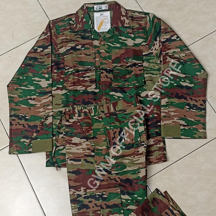 Baju PDL Loreng TNI AD Kasad/NKRI Balotelli Wr Premiun Anti Air