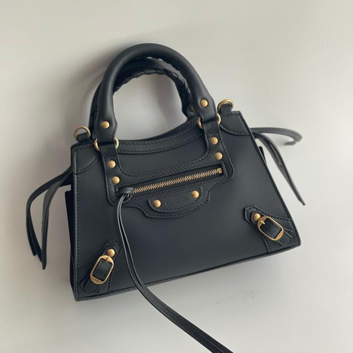 Original - Balenciaga Neo Classic Mini City Black GHW