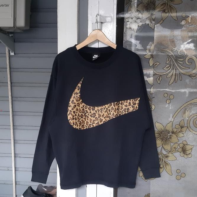 Crewneck Nike Big Swoosh Leopard Second