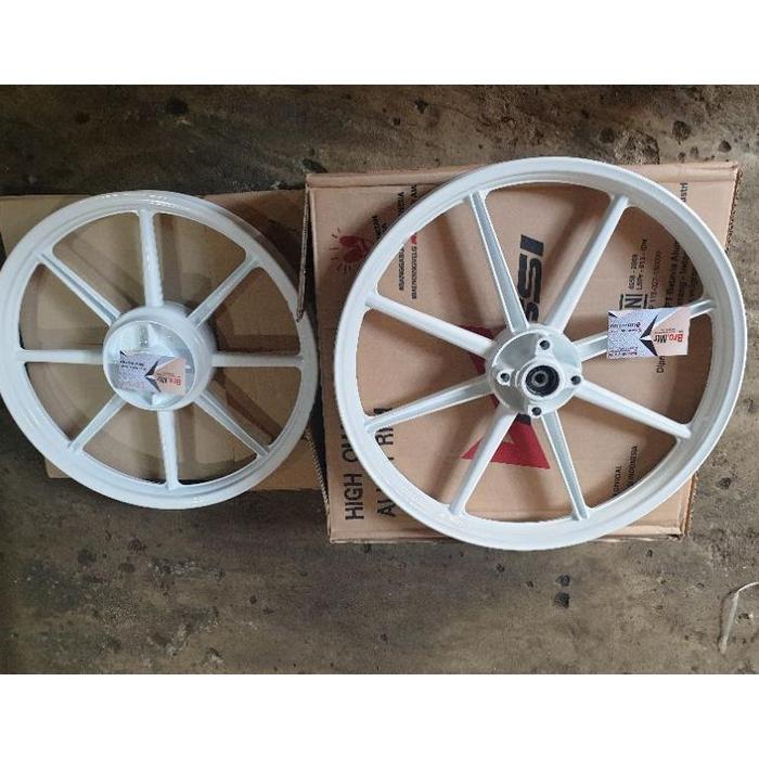 Baru velg palang 8 putih / p8 putih mx / jupiter z1 , fizr, fitnew ,