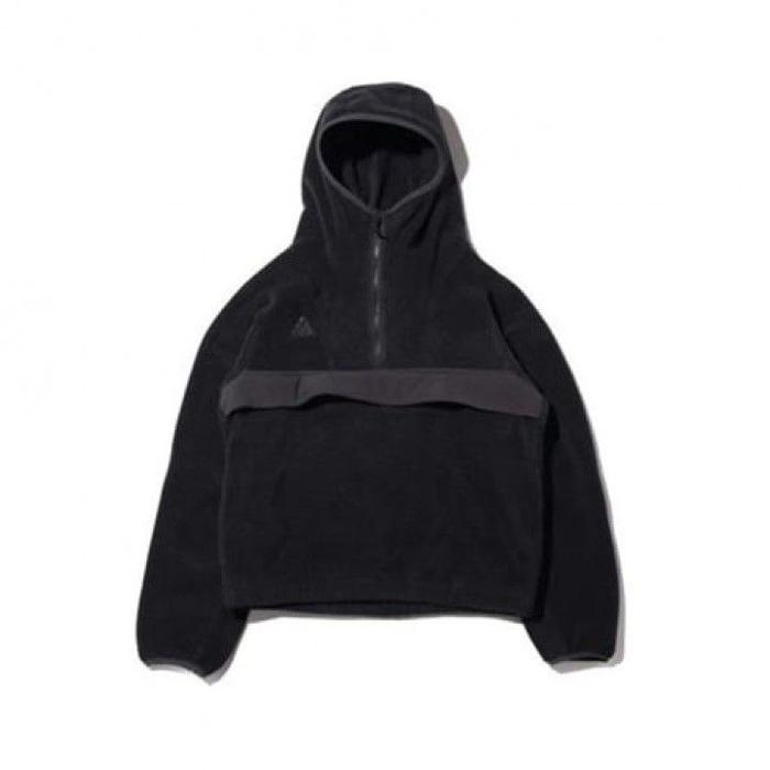 NIKE ACG HALF ZIPPER FLEECE PULLOVER HOODIE BLACK (WMNS)
