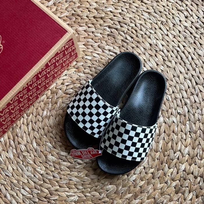 Vans Checkerboard La Costa Slide-On Slippe original "sandal vans"
