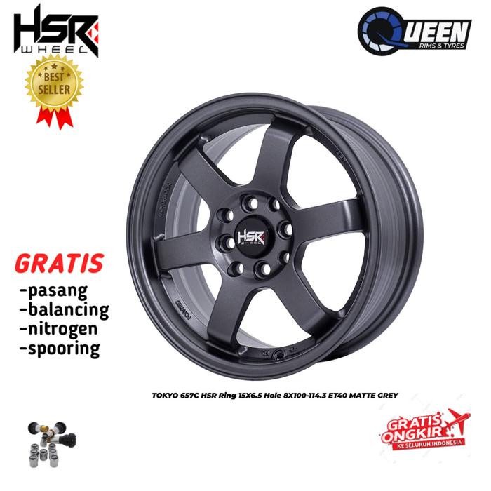 velg hsr ring 15 untuk vios karimun brio dll hsr wheel tokyo smg