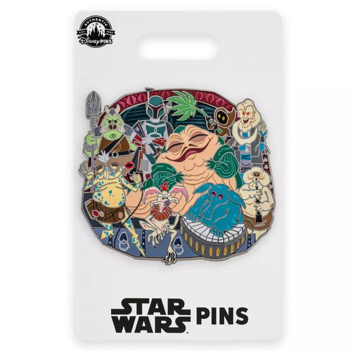 Star Wars Jabba the Hut Boba Fett and Cast Pin