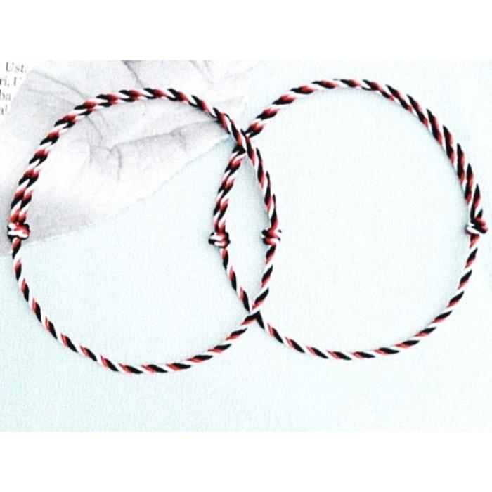 Gelang Tangan Tridatu Asli Bali 1mm 1.5mm 2mm Tridatu Original Pria Wanita Bracelets Tali tridatu