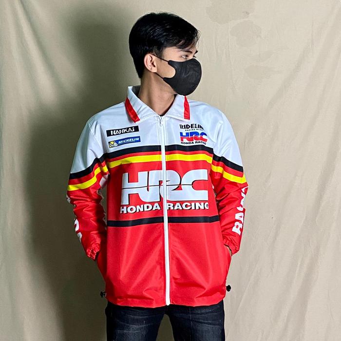 Jaket vintage 90s honda hrc racing sunmori