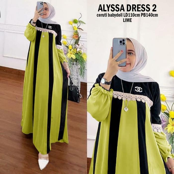 Gamis Ceruty #Queena Dress