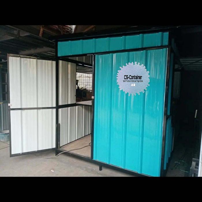 Booth container / gerobak kontainer/ cafe kontainer custom #315