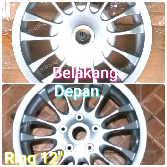 Velg Vespa Ring 12" PnP Primavera Original ( Sepasang )