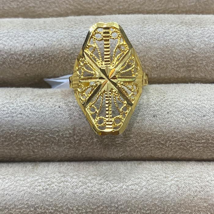 Cincin emas kuning 750