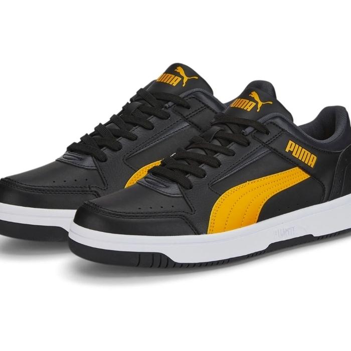 Sepatu Puma Rebound Joy Low Black Yellow Original