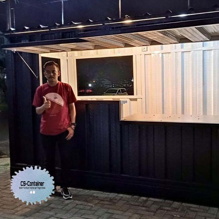 booth semi container custom design/ gerobak/ cafe/ kontainer #316
