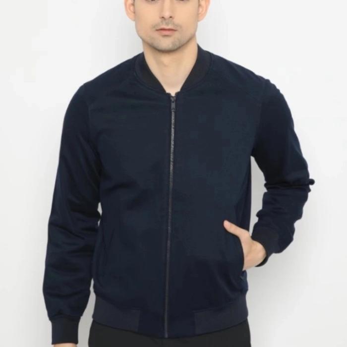 JOBB Truman jaket pria slim fit - Navy - S