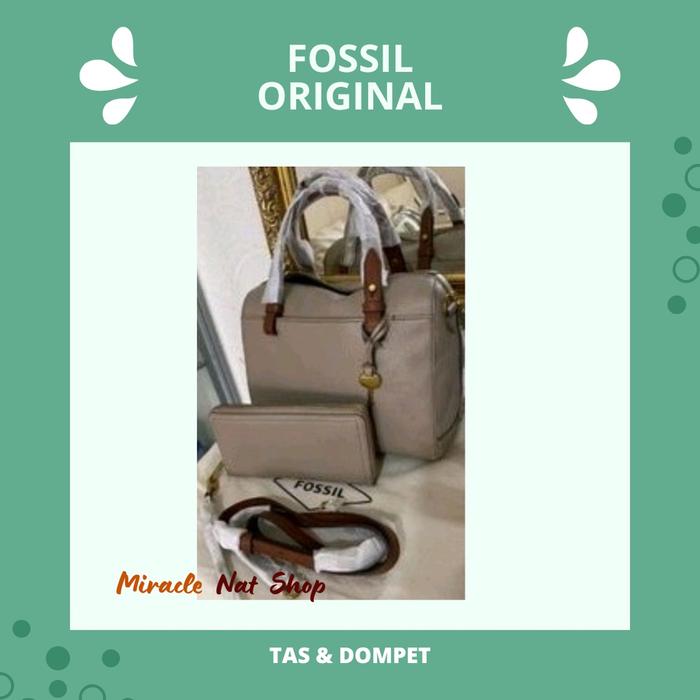 FOSSIL - 1 PAKET TAS & DOMPET NEW / PRODUK ORIGINAL 100% / TAS WANITA