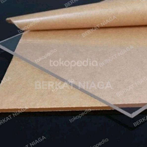 acrylic bening lembaran 5mm 40cm x 120cm