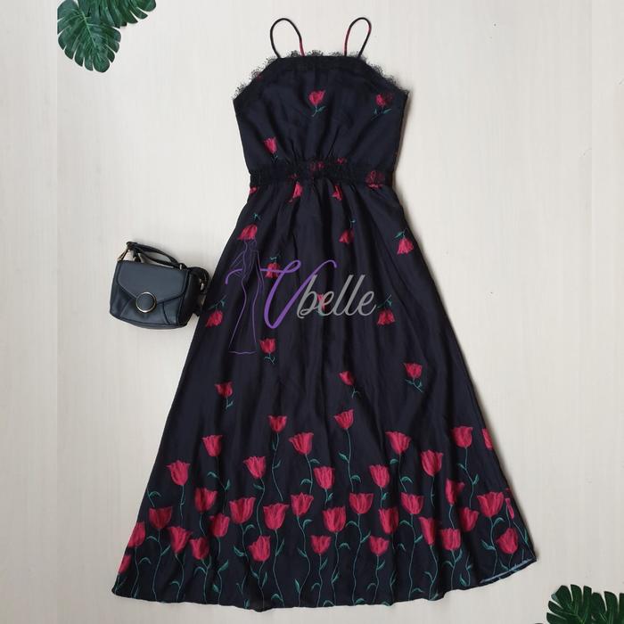 Erica lace trimmed dress