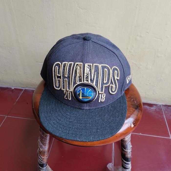 Topi NBA CHAMP 2018 merk New Era Original