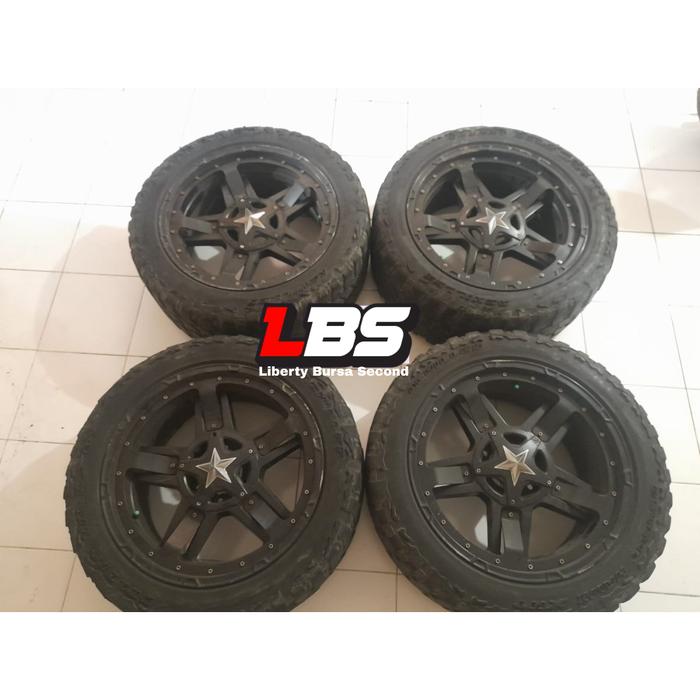 VELG MOBIL ROCKSTAR R20X9 PCD 6X139 + BAN ACHILLES 265 50 R20