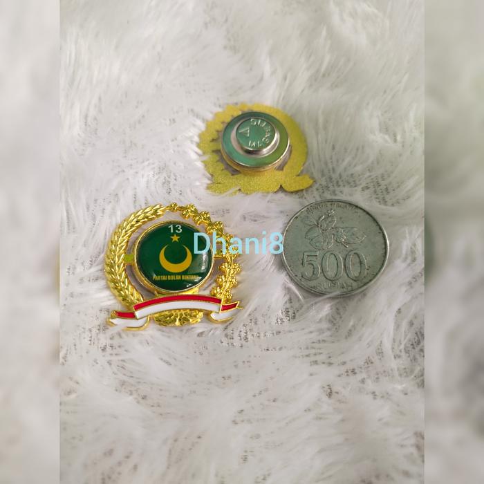 PIN PARTAI BULAN BINTANG PADI KAPAS MAGNET