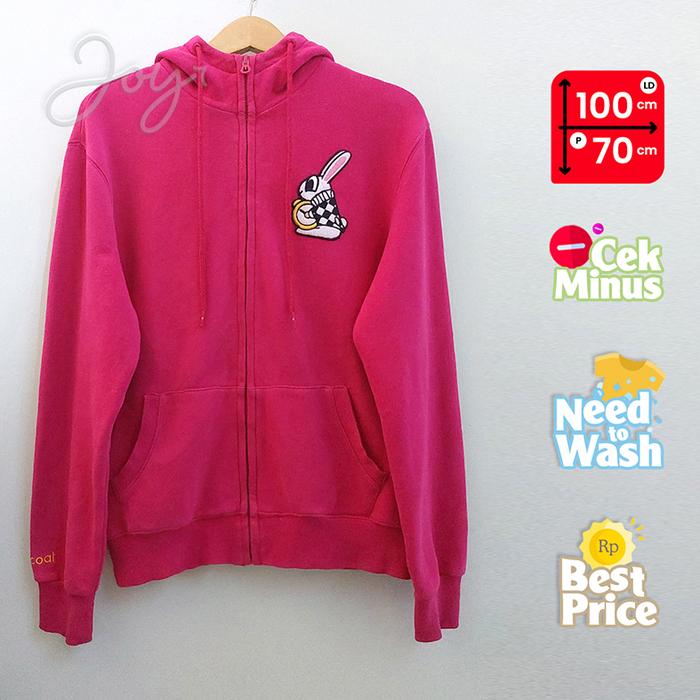 Pancoat Hoodie Zipper Pink Size - M