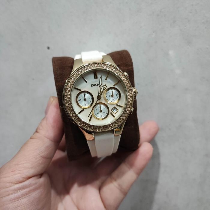 DKNY Watch women Gold stainless - Jam fashion Original Preloved