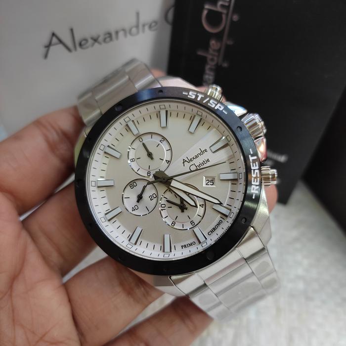 Jam PRIA ORIGINAL Alexandre Christie Ac 6669 MC St Stainless