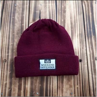 Topi Kupluk Beanie Beni Hat WO Wekend Offender Fashion Casual IMPORT