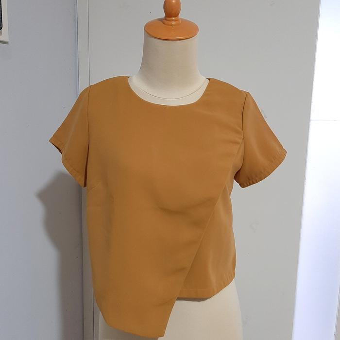 ATASAN WANITA BLF MUSTARD / BLOUSE WANITA BLF MUSTARD