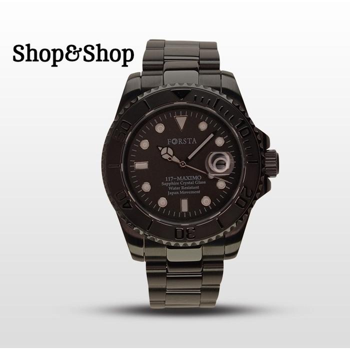 FORSTA 117 MAXIMO ALL BLACK FOR MAN - JAM TANGAN KESEHATAN