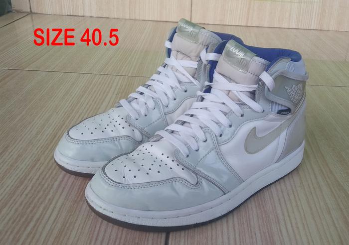 NIKE Air Jordan 1 Retro High Zoom White Racer Blue Second size 40.5