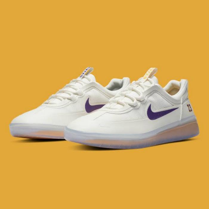 sneakers sepatu nike sb nyjah free 2 x nba lakers