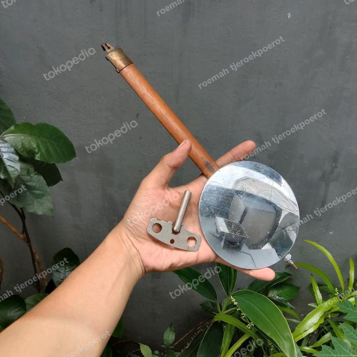 Bandul Jam Junghans Lobang 3 dan kunci putar Original Lawas Antik