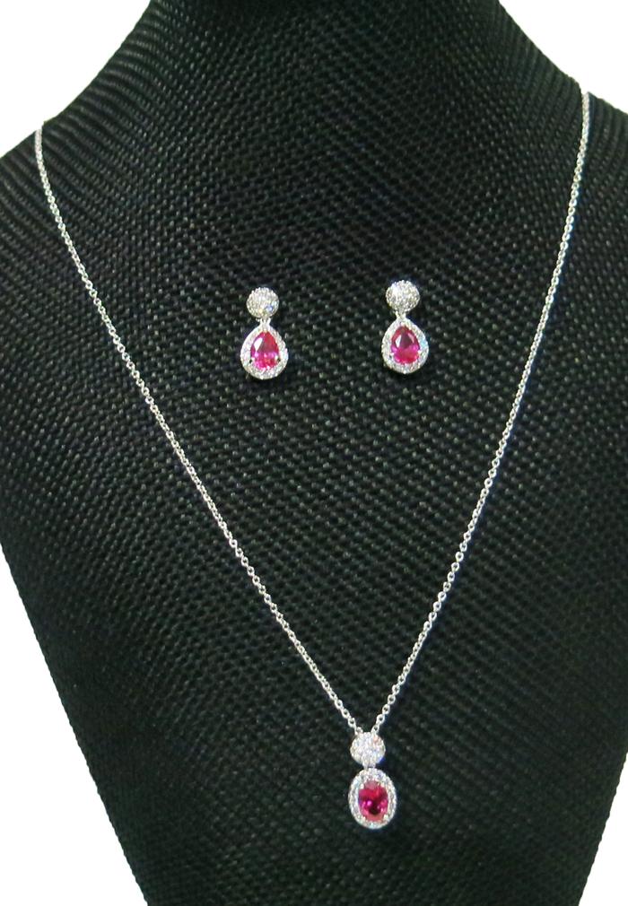 Ballin Kalung Wanita / Kalung Mewah Set YW-NE0466SM Necklace & Earring